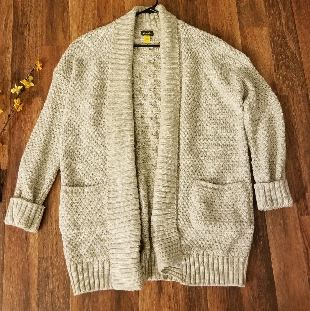 Cabela's oversized cardigan sweater